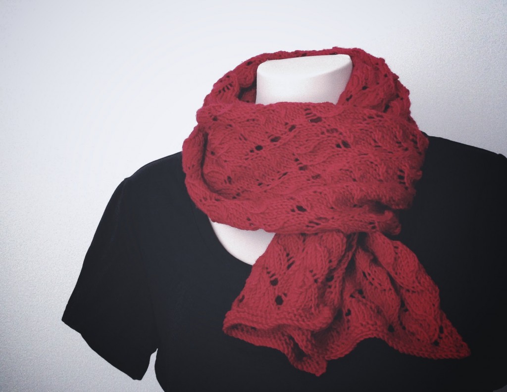 Red Red Scarf - Knitting Pattern Scarf