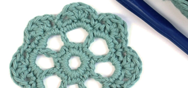 Free Crochet Flower Motif, Isabella
