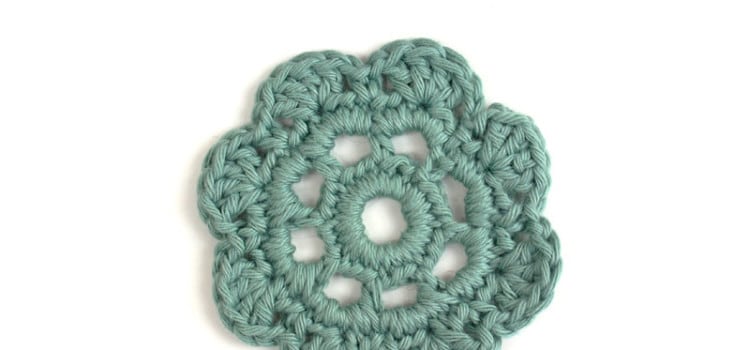 Free Crochet Flower Motif, Isa