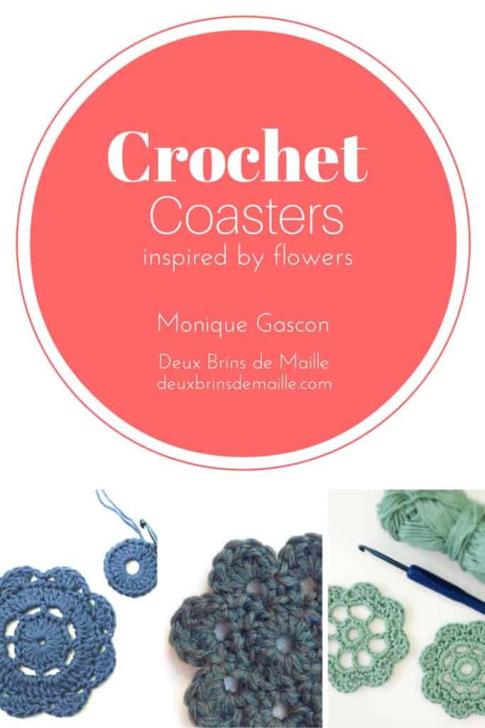 Free eBook | Crochet Coasters Inspired by Flowers | deuxbrinsdemaille.com