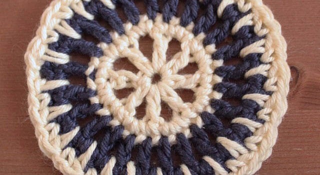 Free Little Crochet Motif: the Sun Spikes
