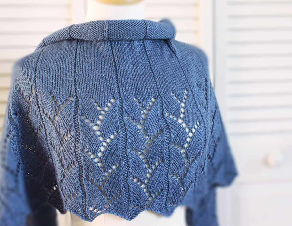 Blue Jean Wrap Knitting Pattern