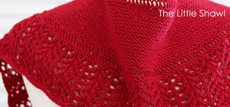 Deux Brins de Maille – Knitting Pattern Little Shawl Featured