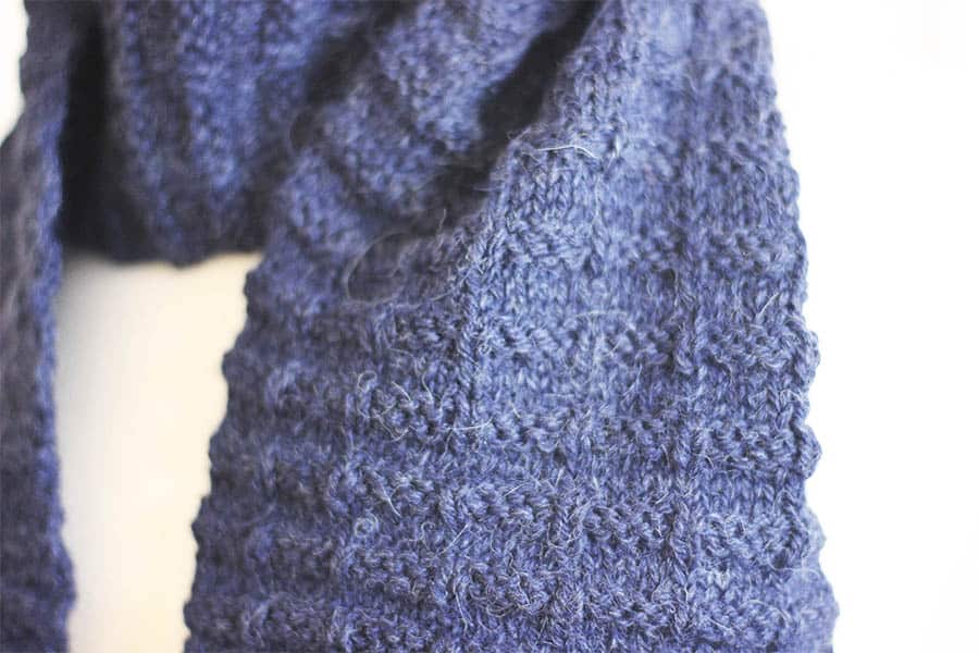 Deux Brins de Maille - Free Knitting Pattern Scarf - Ripples Cowl 4