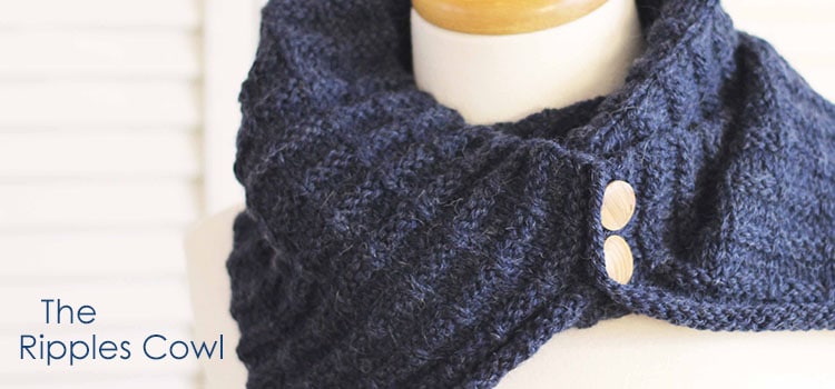 How To Knit The Ripples Cowl, A Free Knitting Pattern