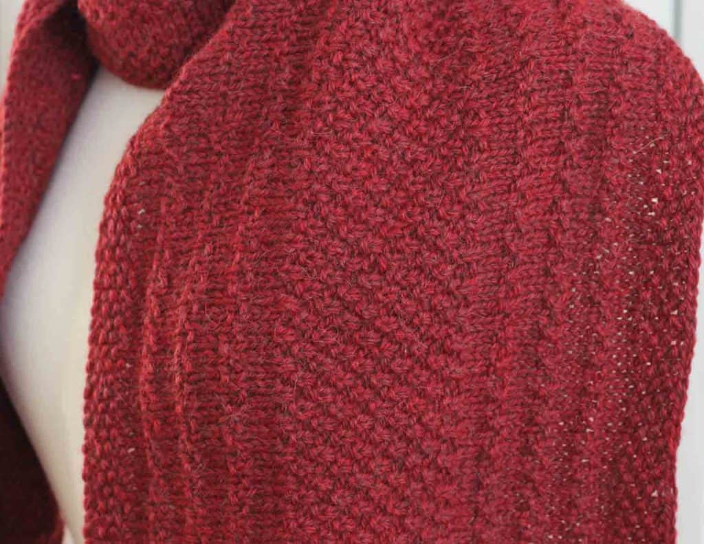 Knitting Pattern Scarf - Autumn Scarf from Deux Brins de Maille blog 3