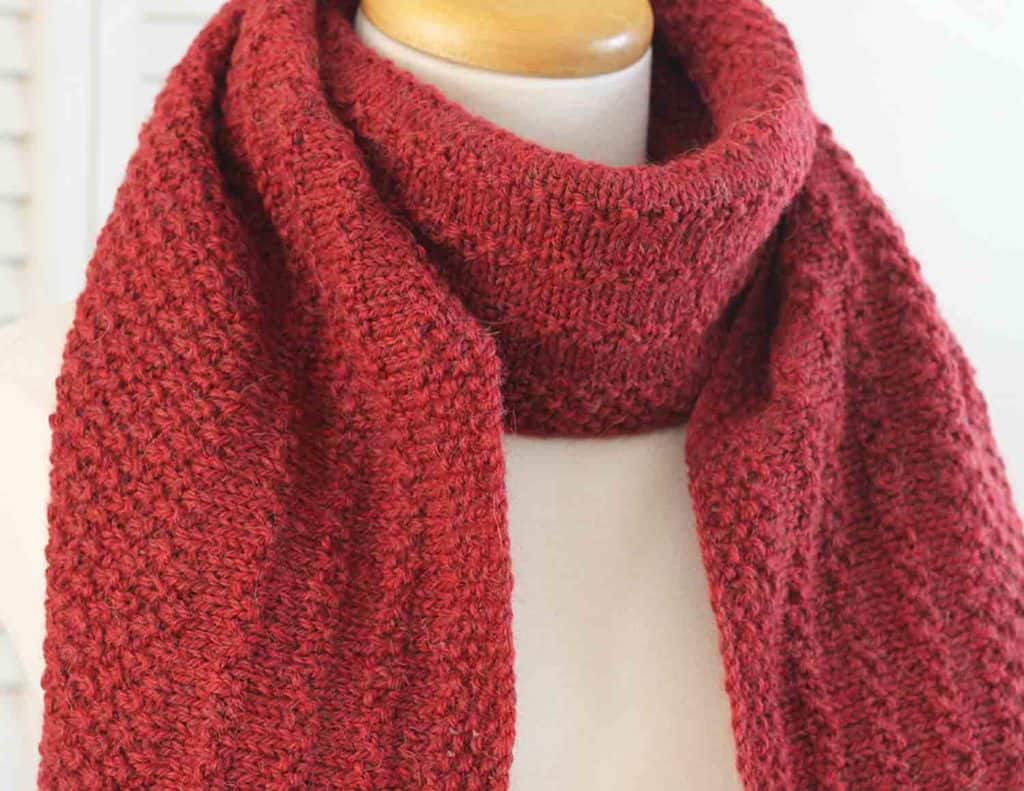 Knitting Pattern Scarf - Autumn Scarf from Deux Brins de Maille blog 4